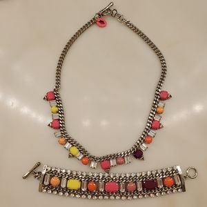 Juicy Couture Necklace and bracelet set!